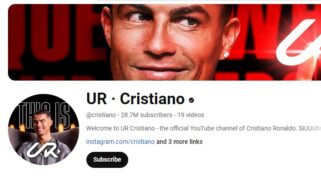 Channel Youtube Cristiano Ronaldo